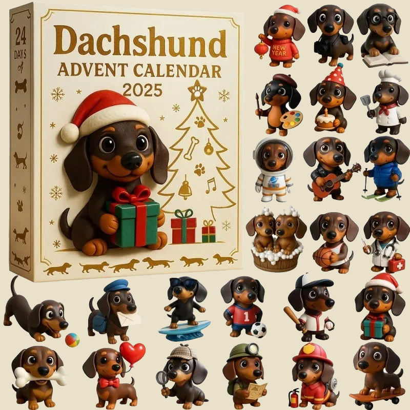 Dackel Adventskalender 2025
