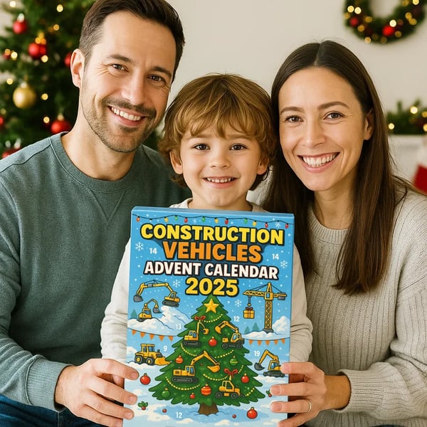 Adventskalender für Baumaschinen 2025