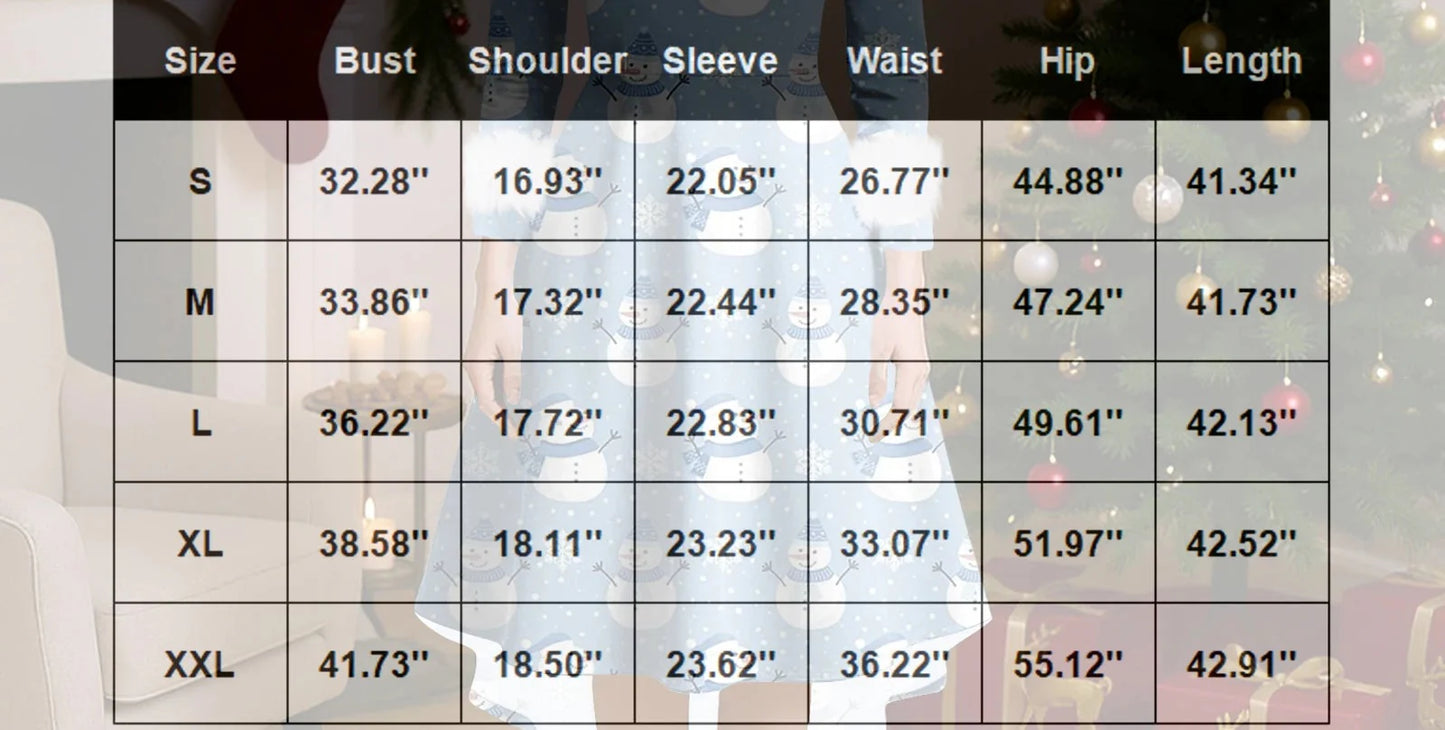 Weihnachts-Abendkleid