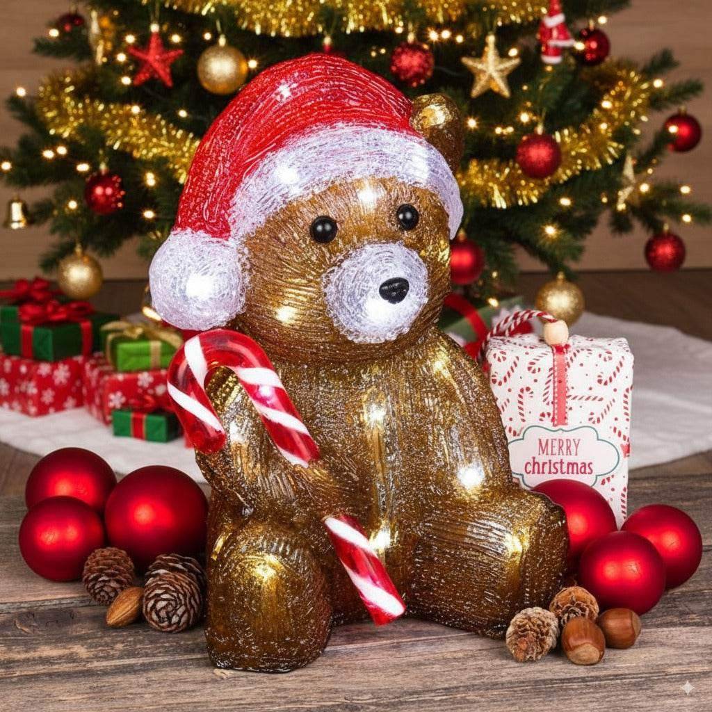 leuchtenden Weihnachtsbären