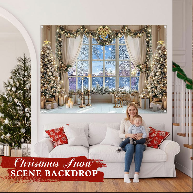 Weihnachts-Schneelandschaft