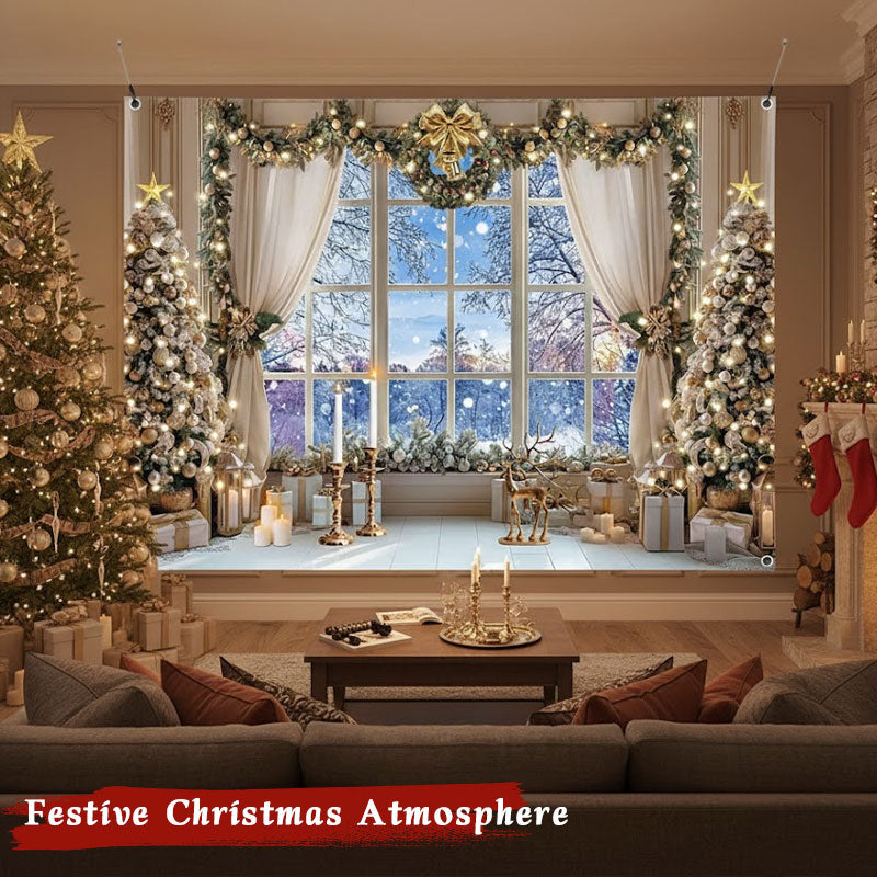 Weihnachts-Schneelandschaft