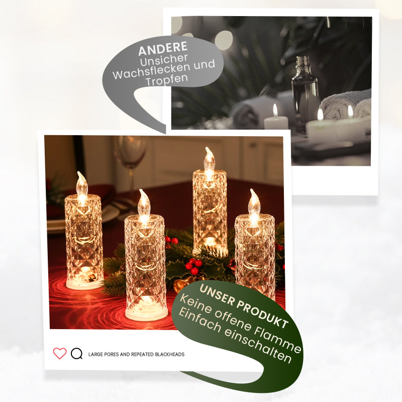 LED-Kristallkerzenlichter