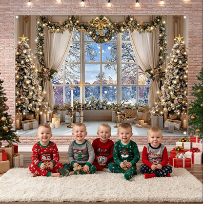 Weihnachts-Schneelandschaft