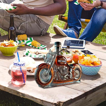 Motorrad Weinflasche