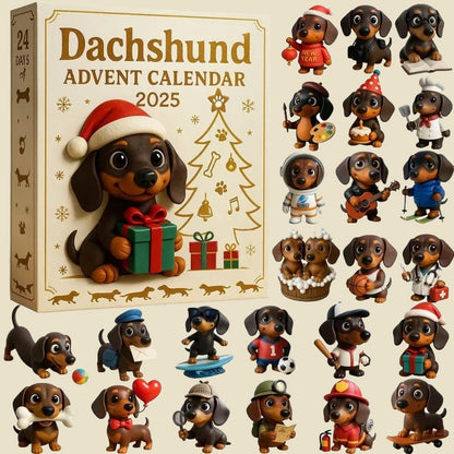 Dackel Adventskalender 2025