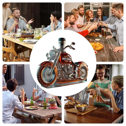 Motorrad Weinflasche