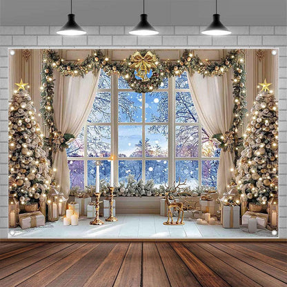 Weihnachts-Schneelandschaft