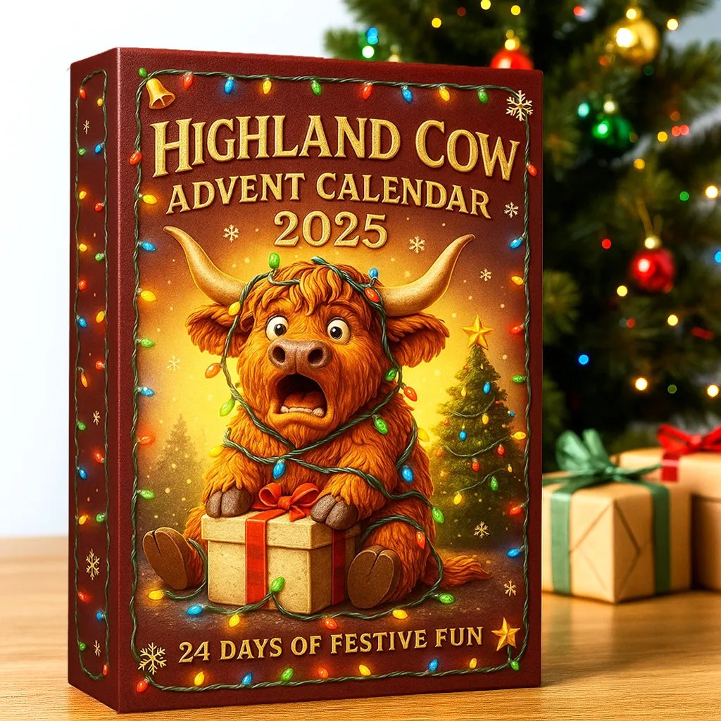 Highland Cow Advent Calender 2025