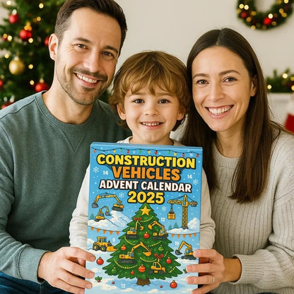 Adventskalender für Baumaschinen 2025
