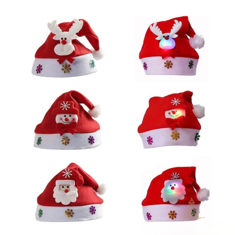 Leuchtenden Weihnachtsmütze