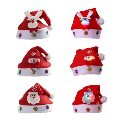 Leuchtenden Weihnachtsmütze