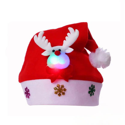 Leuchtenden Weihnachtsmütze
