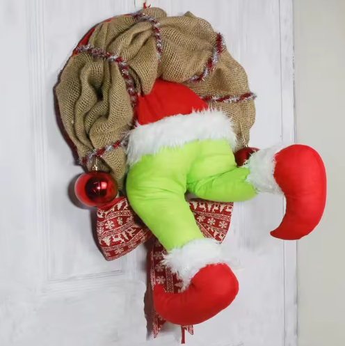 Makramee-Weihnachtskranz