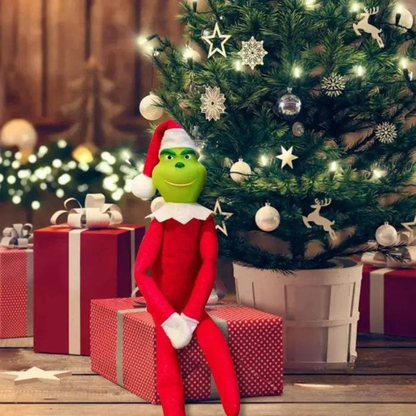 Schelmischer Weihnachtswichtel Grinch