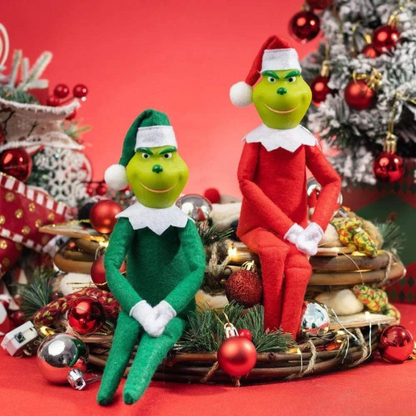 Schelmischer Weihnachtswichtel Grinch