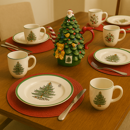 Thematisches Weihnachts-Tafelset – 5-teilig