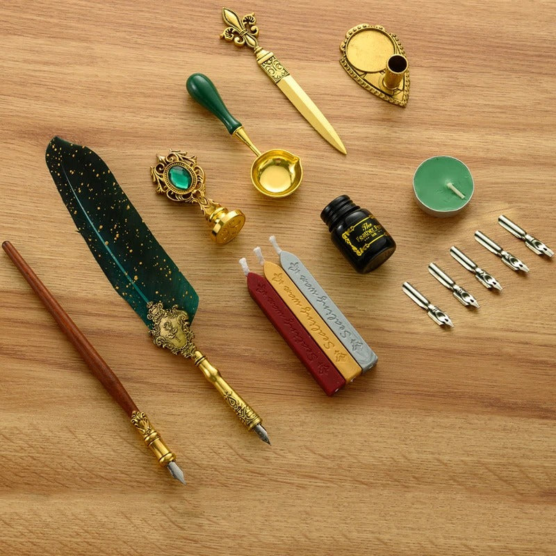 Schreibset im Vintage-Stil